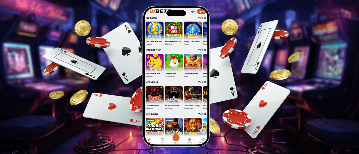 Wbetz Casino-app voor je iOS-apparaat